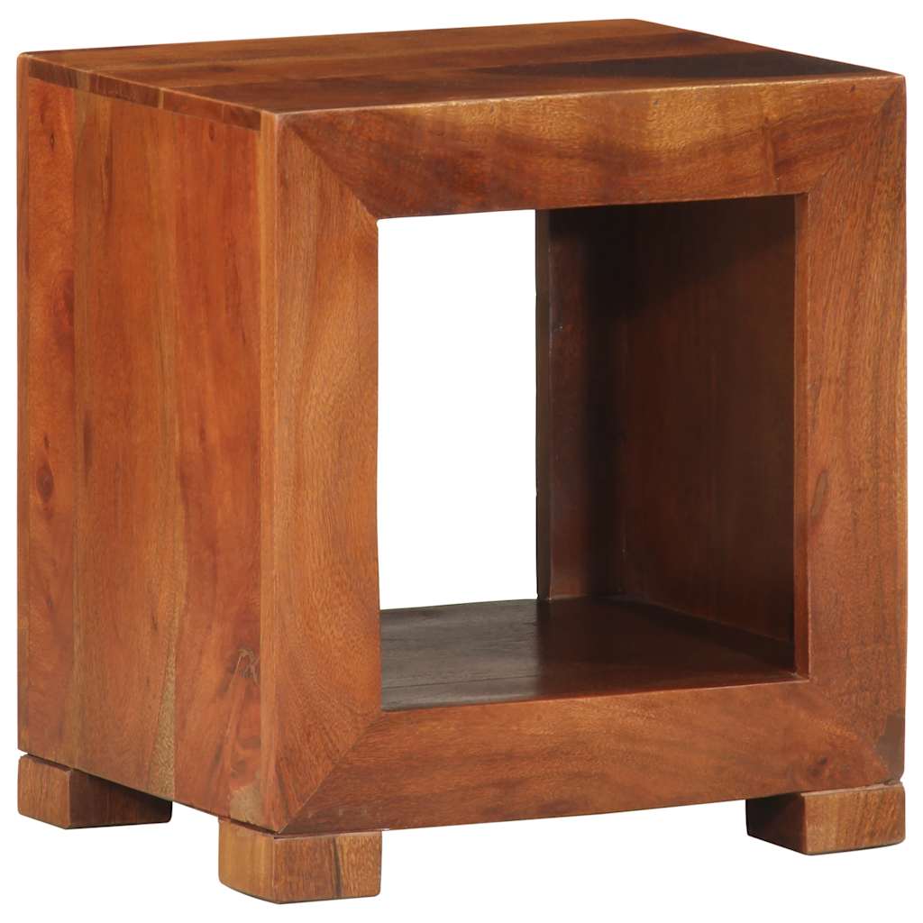 Tavolino 37x29x40 cm in Legno Massello di Acacia - homemem39