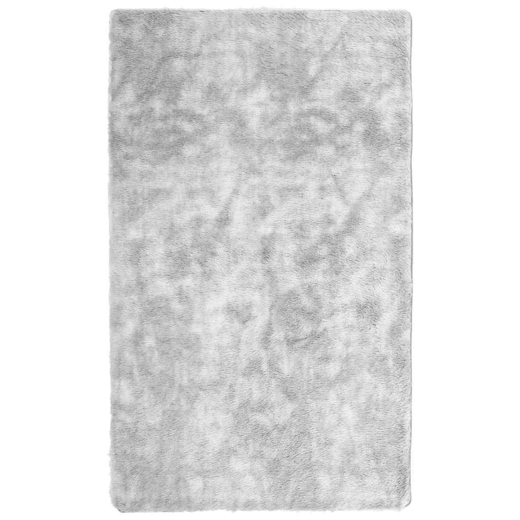 Tappeto Shaggy a Pelo Lungo NAVARRA Grigio Chiaro 60x100 cm - homemem39