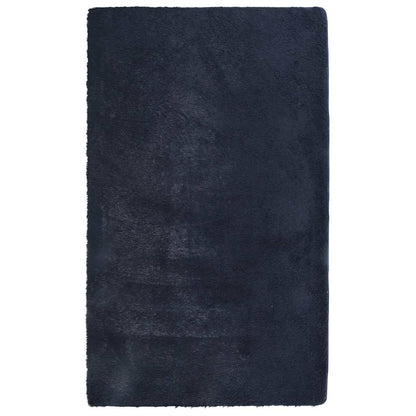 Tappeto Shaggy a Pelo Lungo NAVARRA Blu Marino 60x100 cm - homemem39