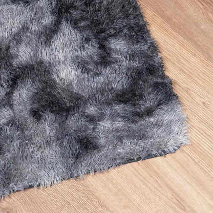 Tappeto Shaggy a Pelo Lungo NAVARRA Grigio Scuro 80x150 cm