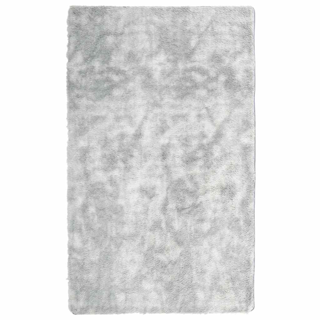 Tappeto Shaggy a Pelo Lungo NAVARRA Grigio Chiaro 80x150 cm