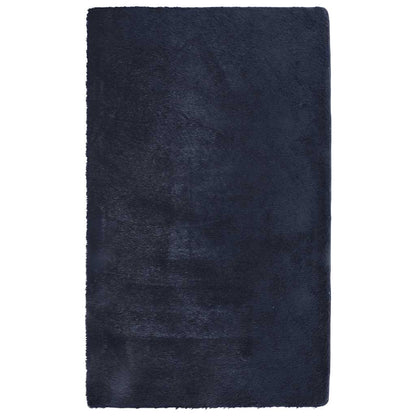 Tappeto Shaggy a Pelo Lungo NAVARRA Blu Marino 80x150 cm - homemem39