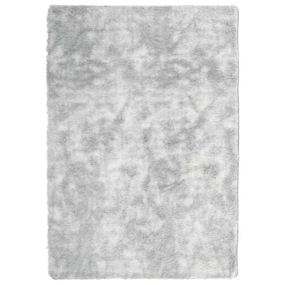 Tappeto Shaggy a Pelo Lungo NAVARRA Grigio Chiaro 120x170 cm