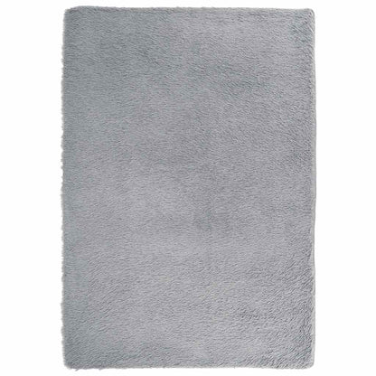 Tappeto Shaggy a Pelo Lungo NAVARRA Grigio Argento 160x230cm