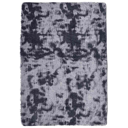 Tappeto Shaggy a Pelo Lungo NAVARRA Grigio Scuro 240x340 cm