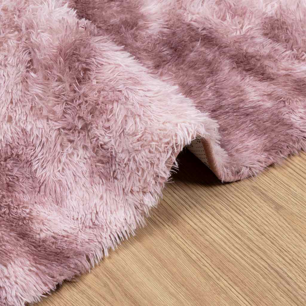 Tappeto Shaggy a Pelo Lungo NAVARRA Rosa Antico 240x340 cm