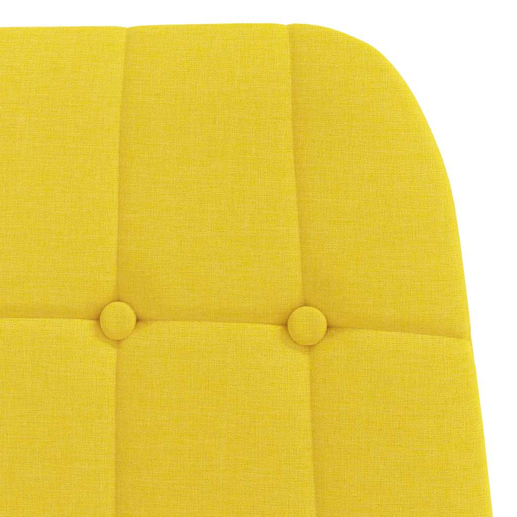 Sedia Relax Giallo Chiaro in Tessuto - homemem39