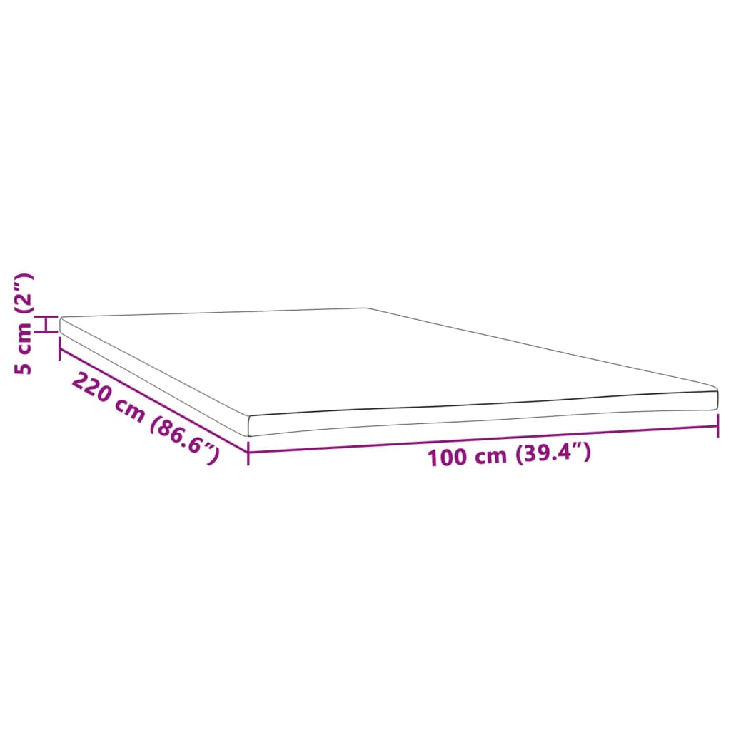 Coprimaterasso 100x220x5 cm - homemem39