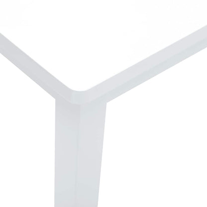 Panca 90 cm Bianco in Legno Massello di Hevea