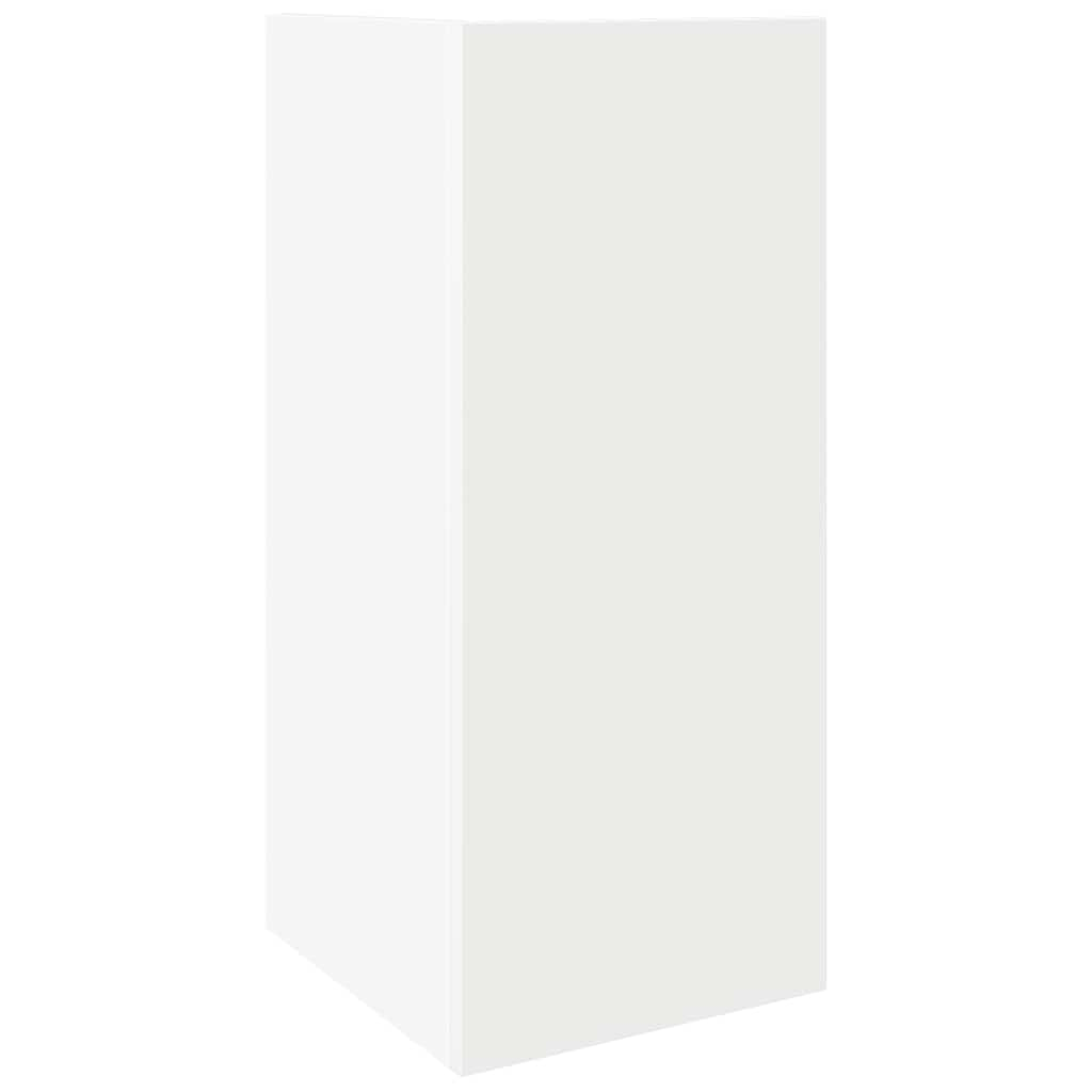 Tavolino Laterale con Ripiano Bianco 25,5x27x60 cm - homemem39