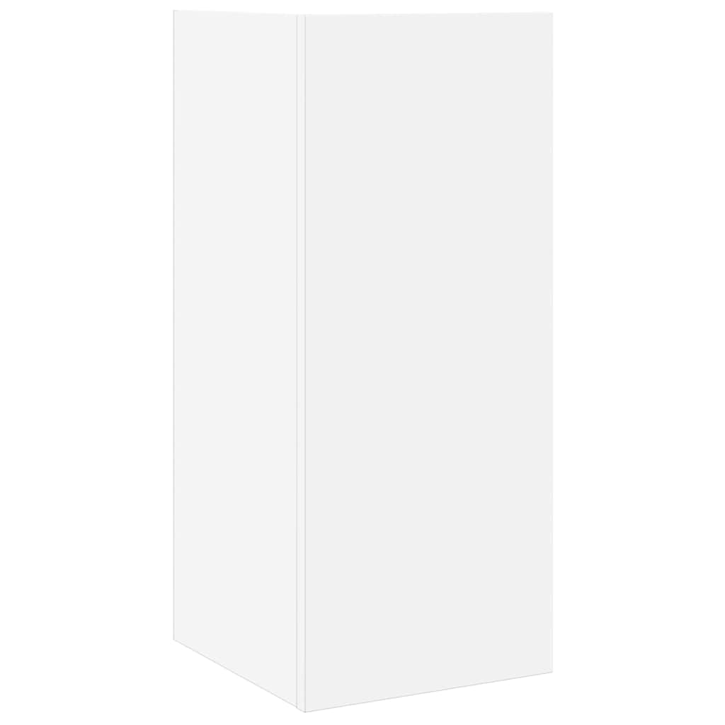 Tavolini Laterali 2pz con Ripiano Bianco 25,5x27x60 cm - homemem39