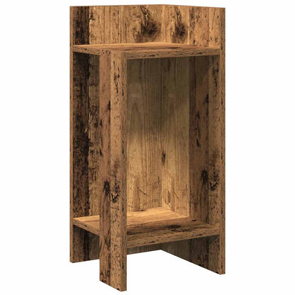 Tavolini Laterali 2 pz con Ripiano Legno Antico 25,5x27x60 cm - homemem39