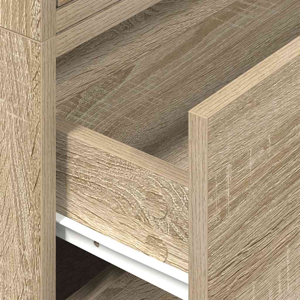 Armadi con 2 Cassetti 2 pz Rovere Sonoma 60x31x40 cm Truciolato