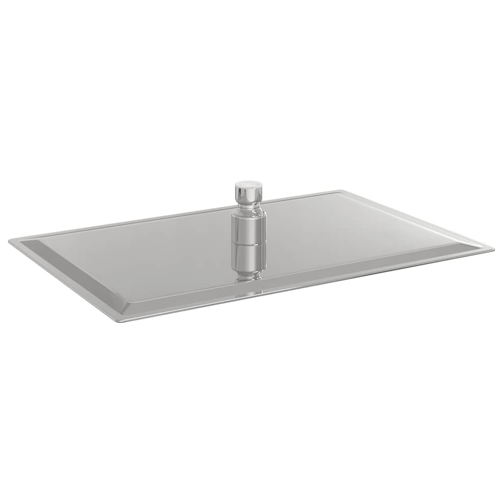 Testa Doccia a Pioggia Acciaio Inox 304 30x20 cm Rettangolare