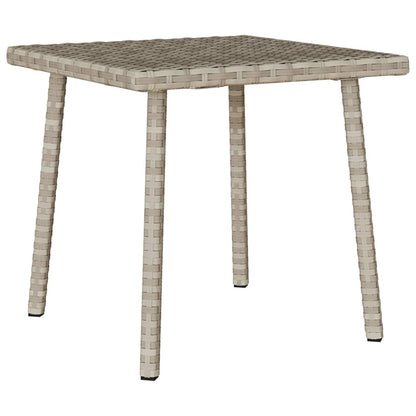 Tavolino da Giardino Rettangolare Grigio Chiaro 40x40x37 cm - homemem39