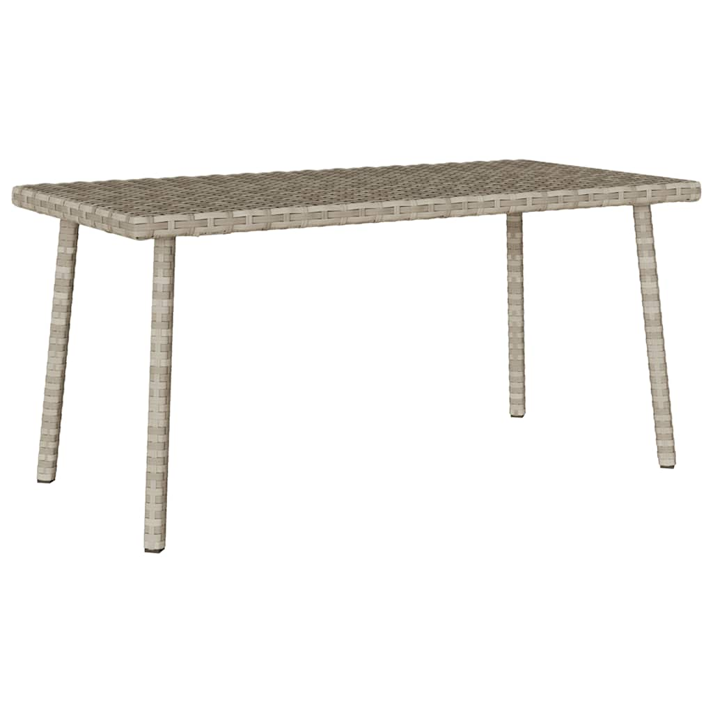 Tavolino da Giardino Rettangolare Grigio Chiaro 80x40x37 cm - homemem39