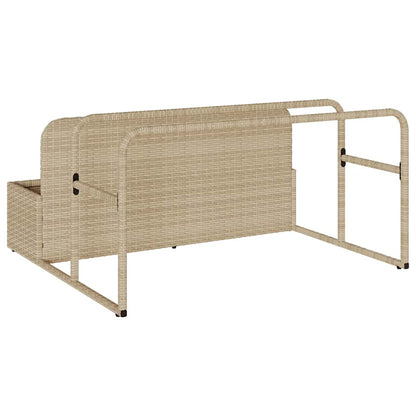 Galleggiante a Bordo Piscina Beige 110x100x57 cm in Polyrattan