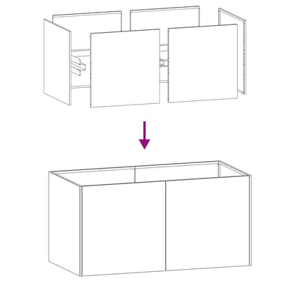 Fioriera Antracite 80x40x40 cm in Acciaio Laminato a Freddo - homemem39