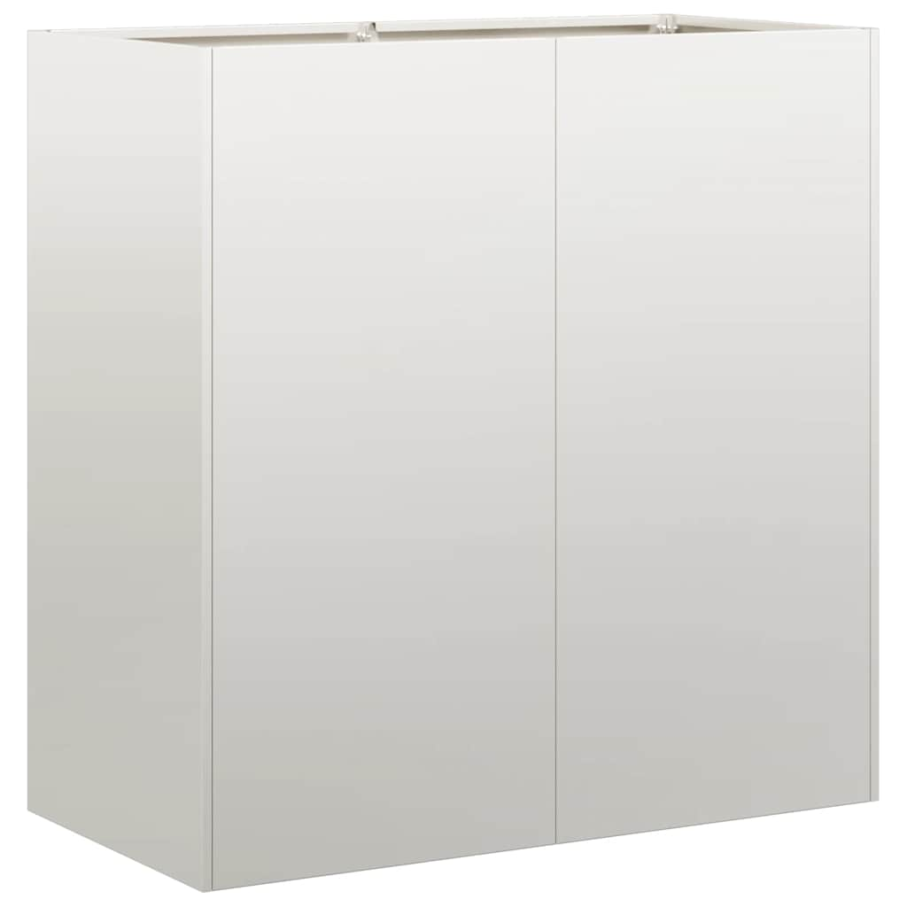 Fioriera 80x40x80 cm in Acciaio Inox - homemem39