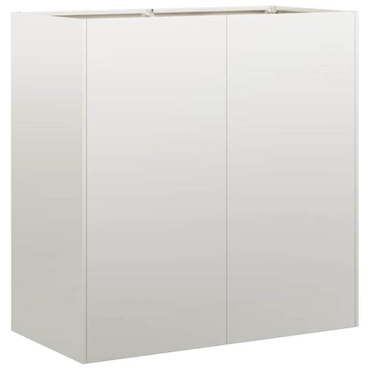 Fioriera 80x40x80 cm in Acciaio Inox - homemem39