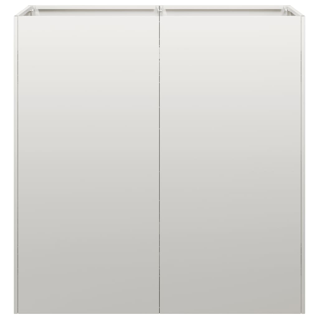 Fioriera 80x40x80 cm in Acciaio Inox - homemem39