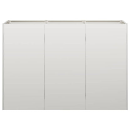 Fioriera 120x40x80 cm in Acciaio Inox - homemem39