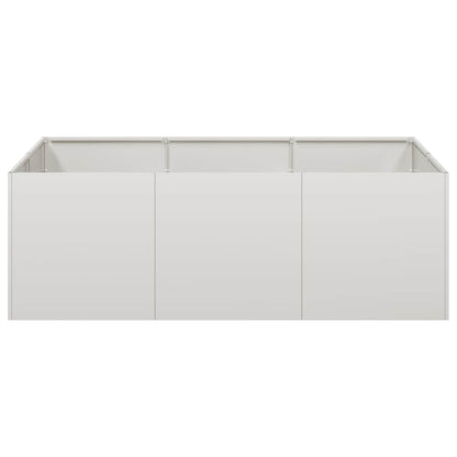 Fioriera 120x80x40 cm in Acciaio Inox - homemem39