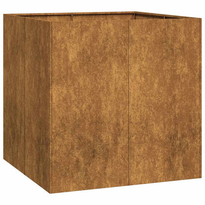 Fioriera Arrugginita 80x80x80 cm in Acciaio Corten - homemem39