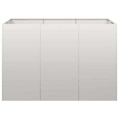 Fioriera 120x80x80 cm in Acciaio Inox - homemem39