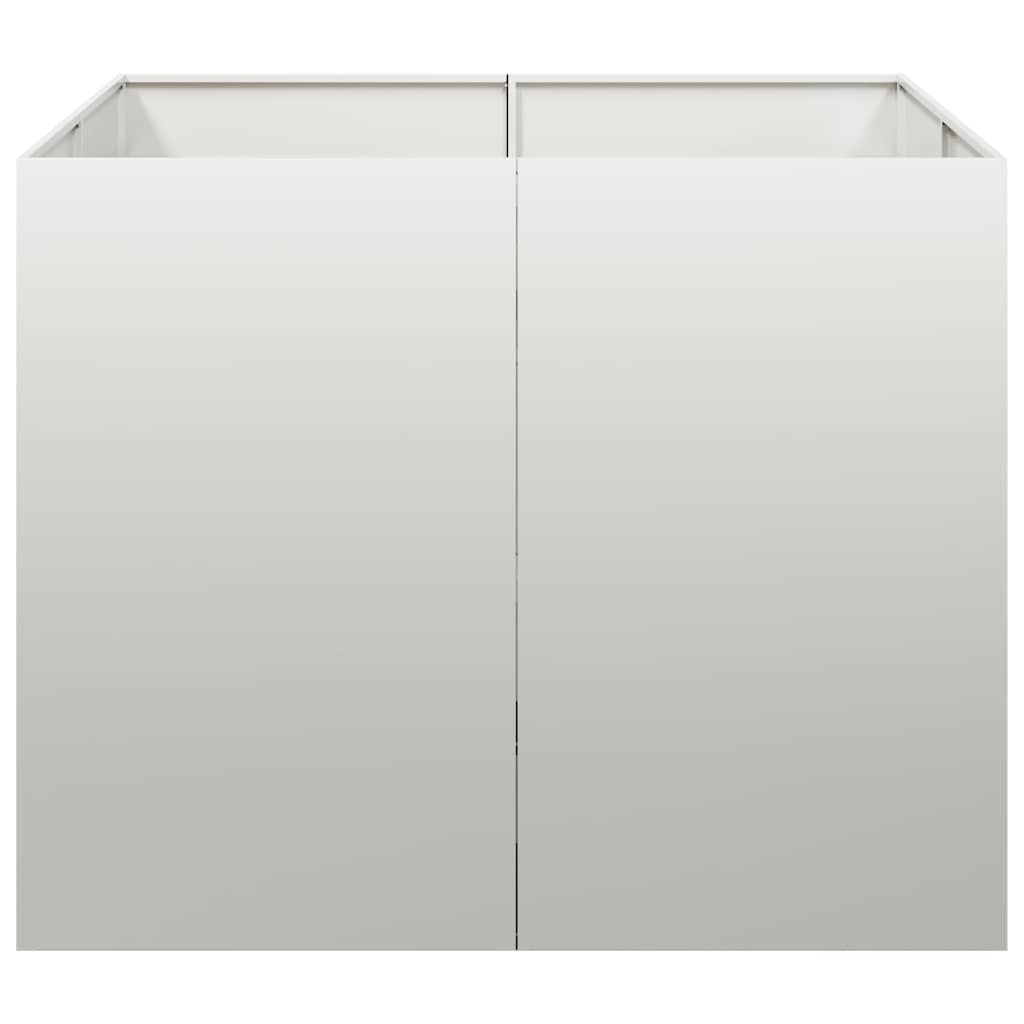 Fioriera 100x100x80 cm in Acciaio Inox - homemem39