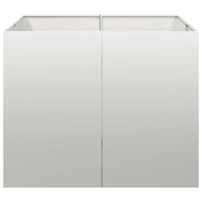 Fioriera 100x100x80 cm in Acciaio Inox - homemem39