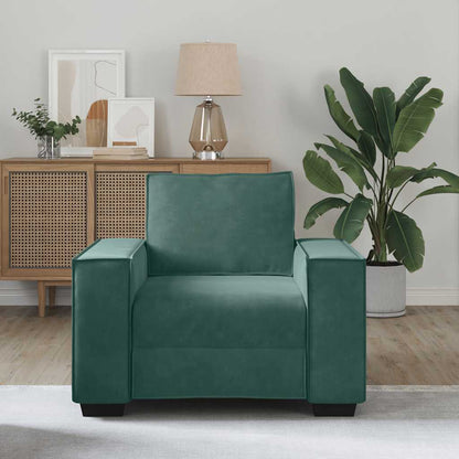 Divano Sedia Verde Scuro 59 cm Velluto - homemem39