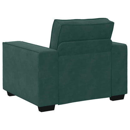 Divano Sedia Verde Scuro 59 cm Velluto - homemem39