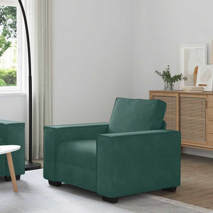 Divano Sedia Verde Scuro 59 cm Velluto - homemem39