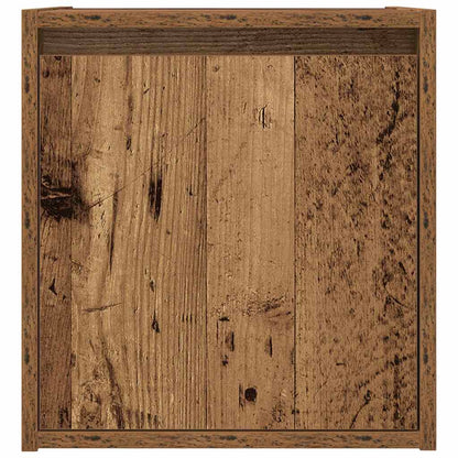 Comodino a Muro Legno Antico 38x34x40 cm