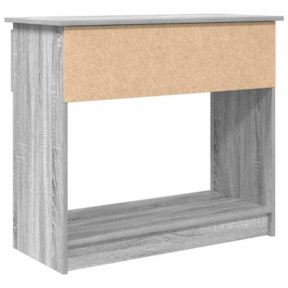 Tavolo Consolle con Cassetti Grigio Sonoma 85,5x38,5x74,5 cm