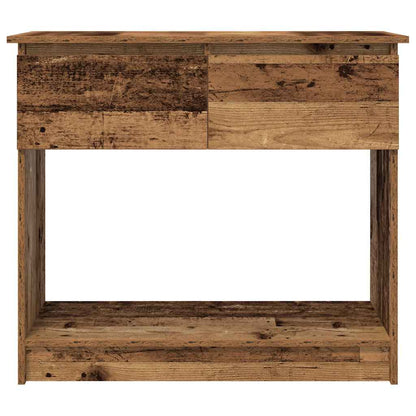 Tavolo Consolle con Cassetti Legno Antico 85,5x38,5x74,5 cm - homemem39