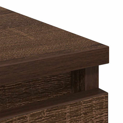 Credenza Rovere Marrone 80x35x76 cm in Legno tecnico - homemem39