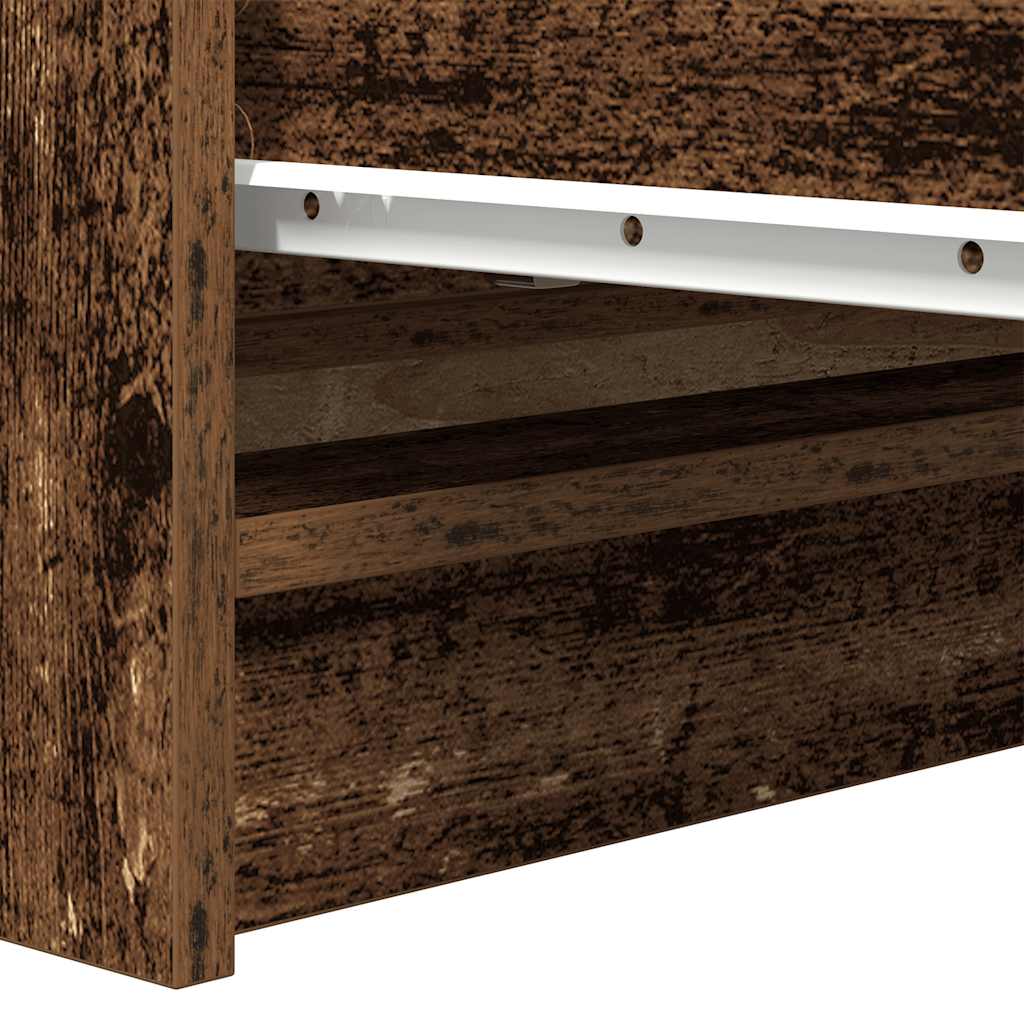 Credenza Legno Antico 80x35x76 cm in Legno Multistrato - homemem39