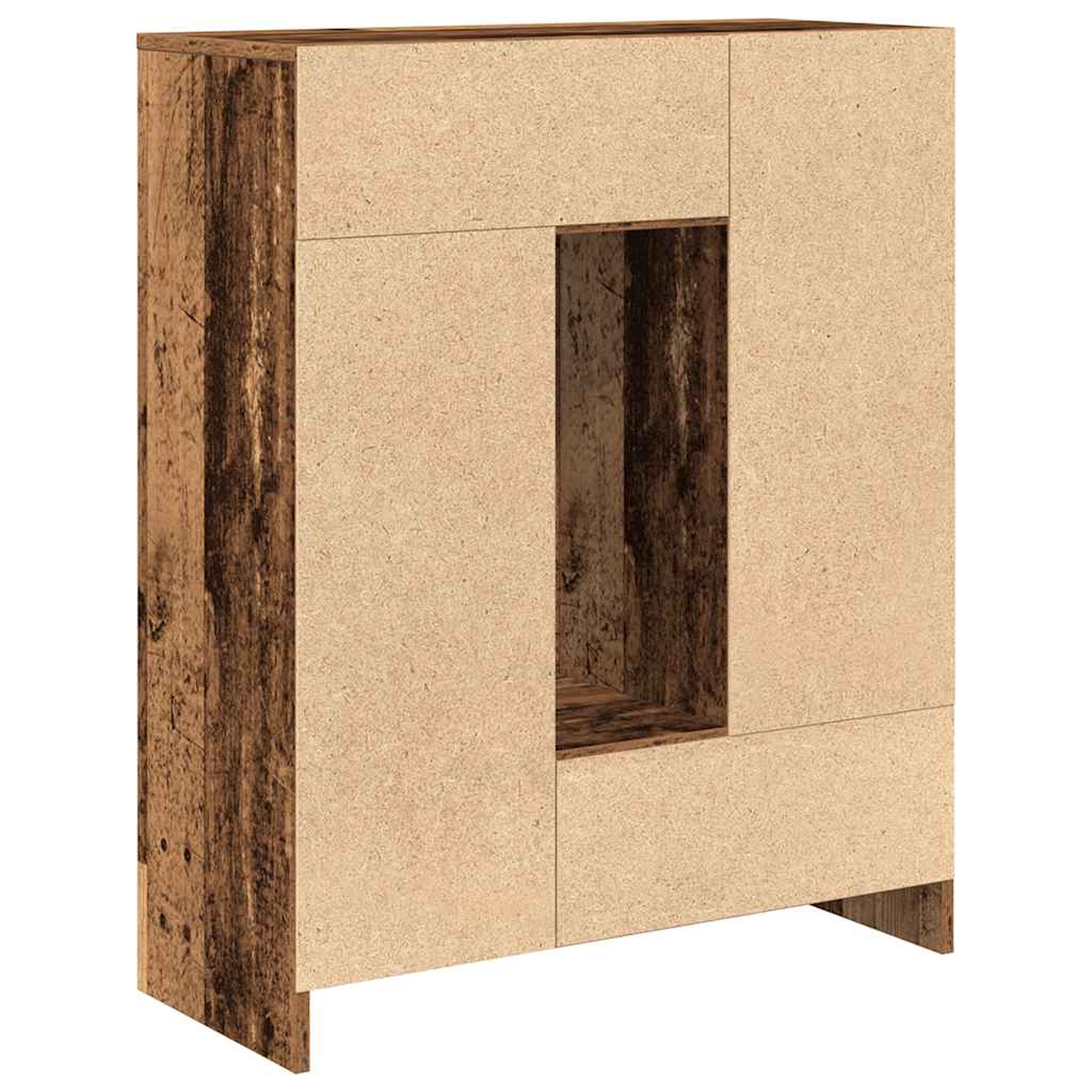 Credenza con Cassetti e Ante Legno Antico 73x31x90 cm - homemem39