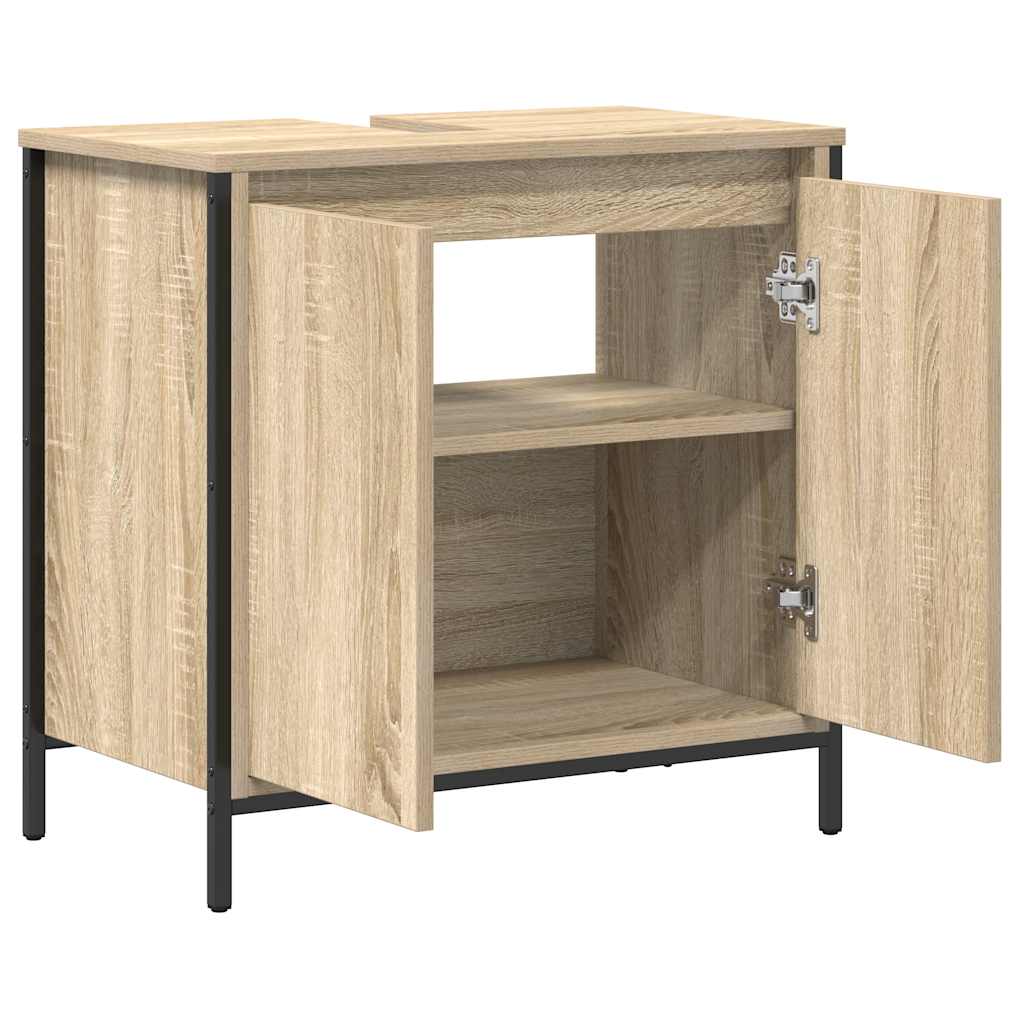 Mobile Lavabo da Bagno Rovere Sonoma 60x34,5x60 cm