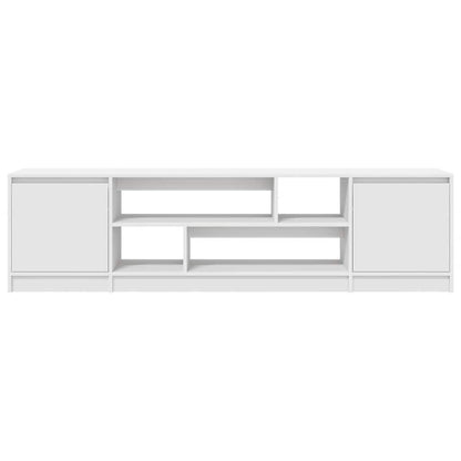 Mobile Porta TV Bianco 188,5x41x50 cm in Legno Multistrato - homemem39