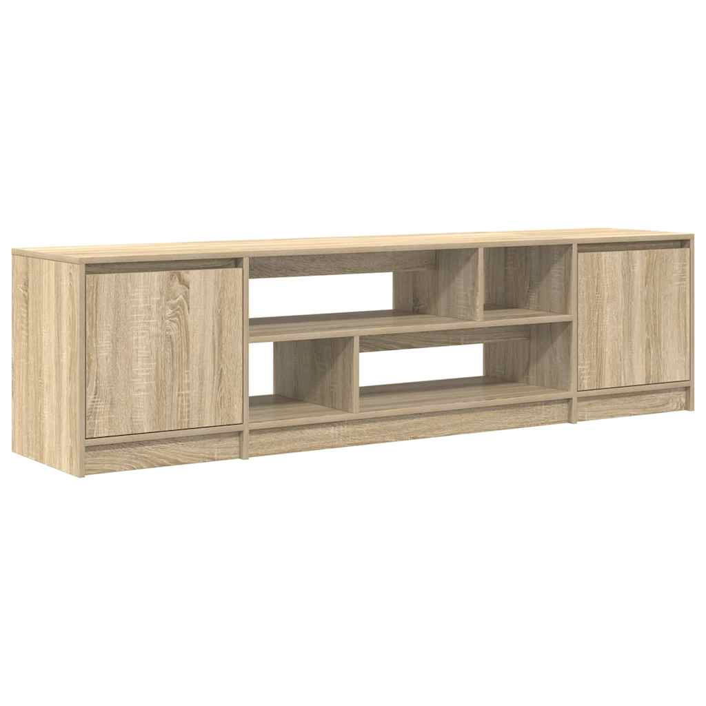 Mobile Porta TV Rovere Sonoma 188,5x41x50 cm in Truciolato - homemem39