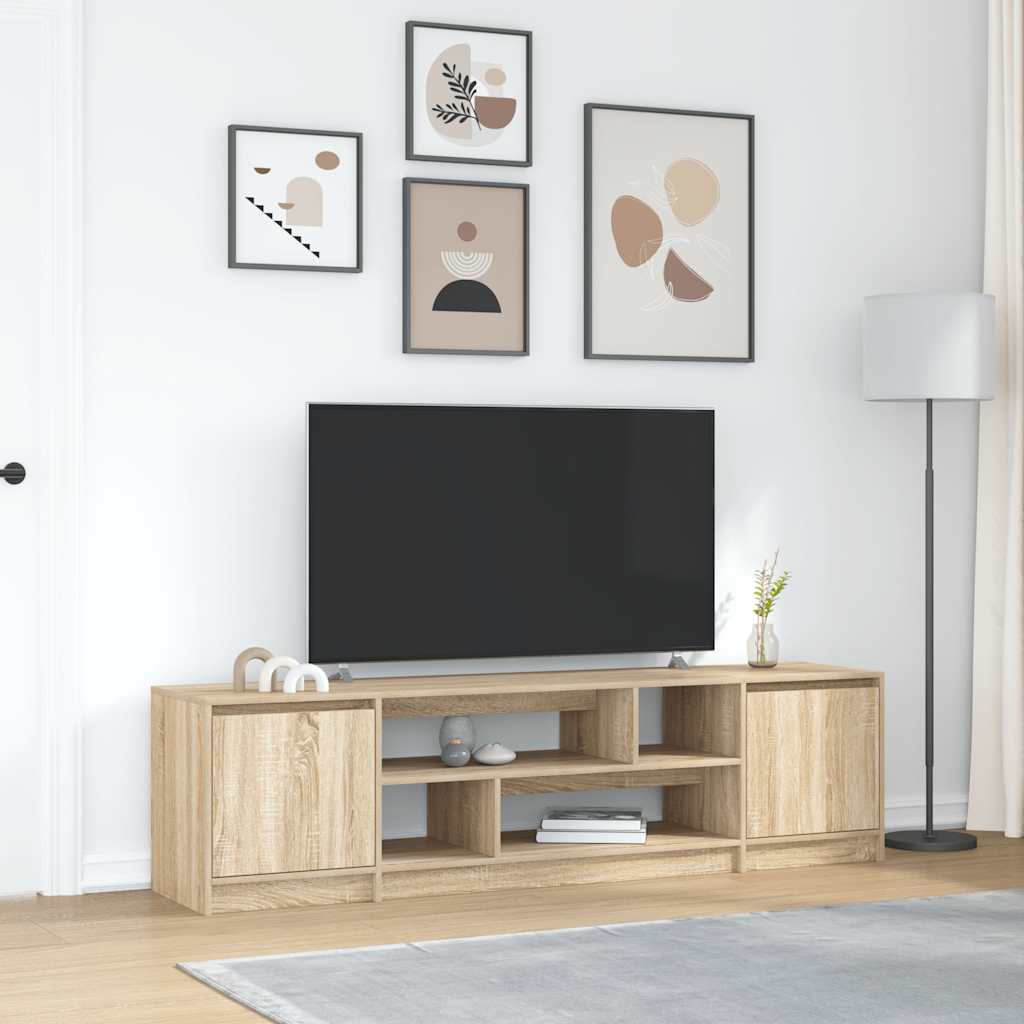 Mobile Porta TV Rovere Sonoma 188,5x41x50 cm in Truciolato