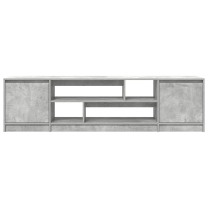 Mobile Porta TV Grigio Cemento 188,5x41x50 cm Legno Multistrato