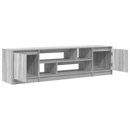 Mobile Porta TV Grigio Sonoma 188,5x41x50 cm Legno Multistrato