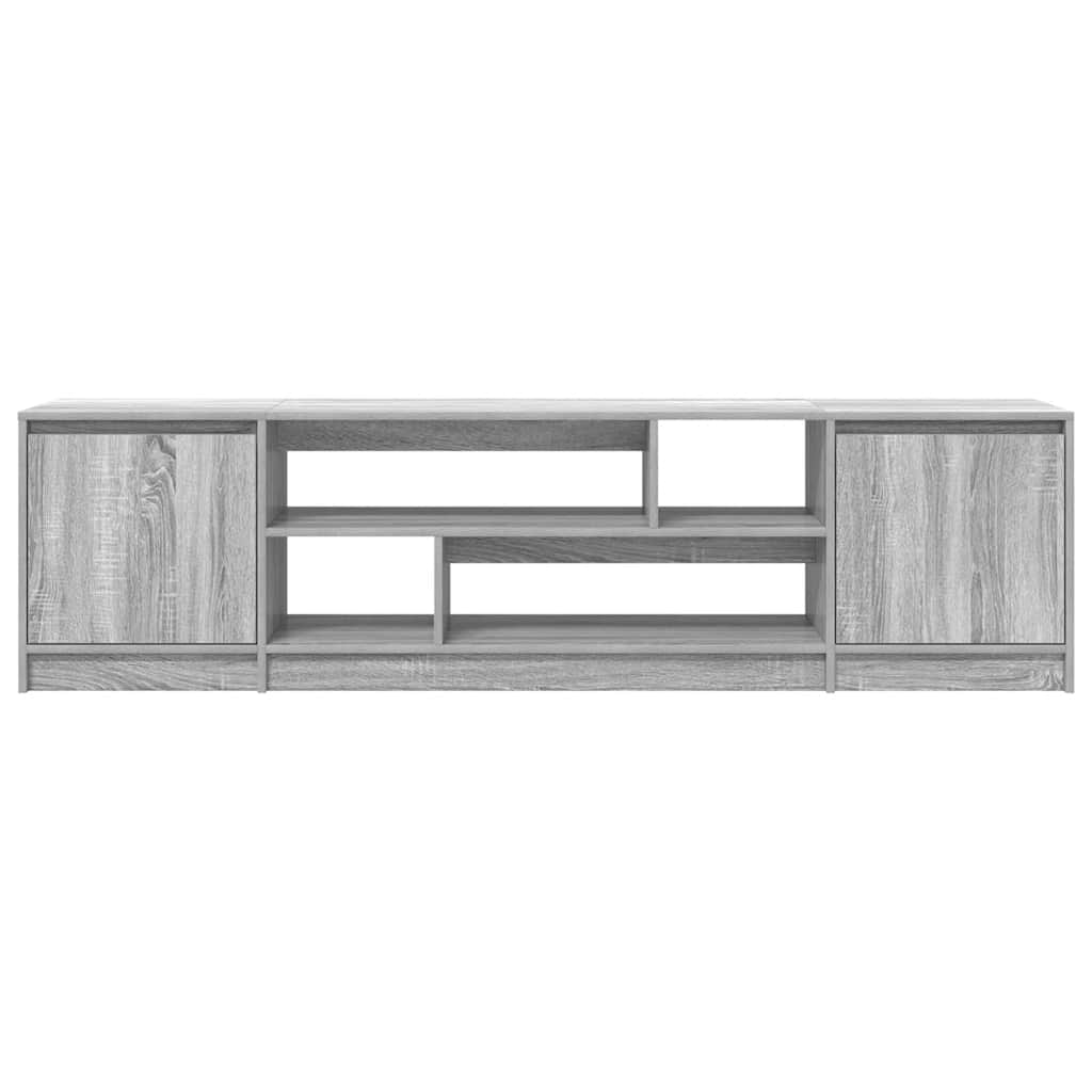 Mobile Porta TV Grigio Sonoma 188,5x41x50 cm Legno Multistrato - homemem39