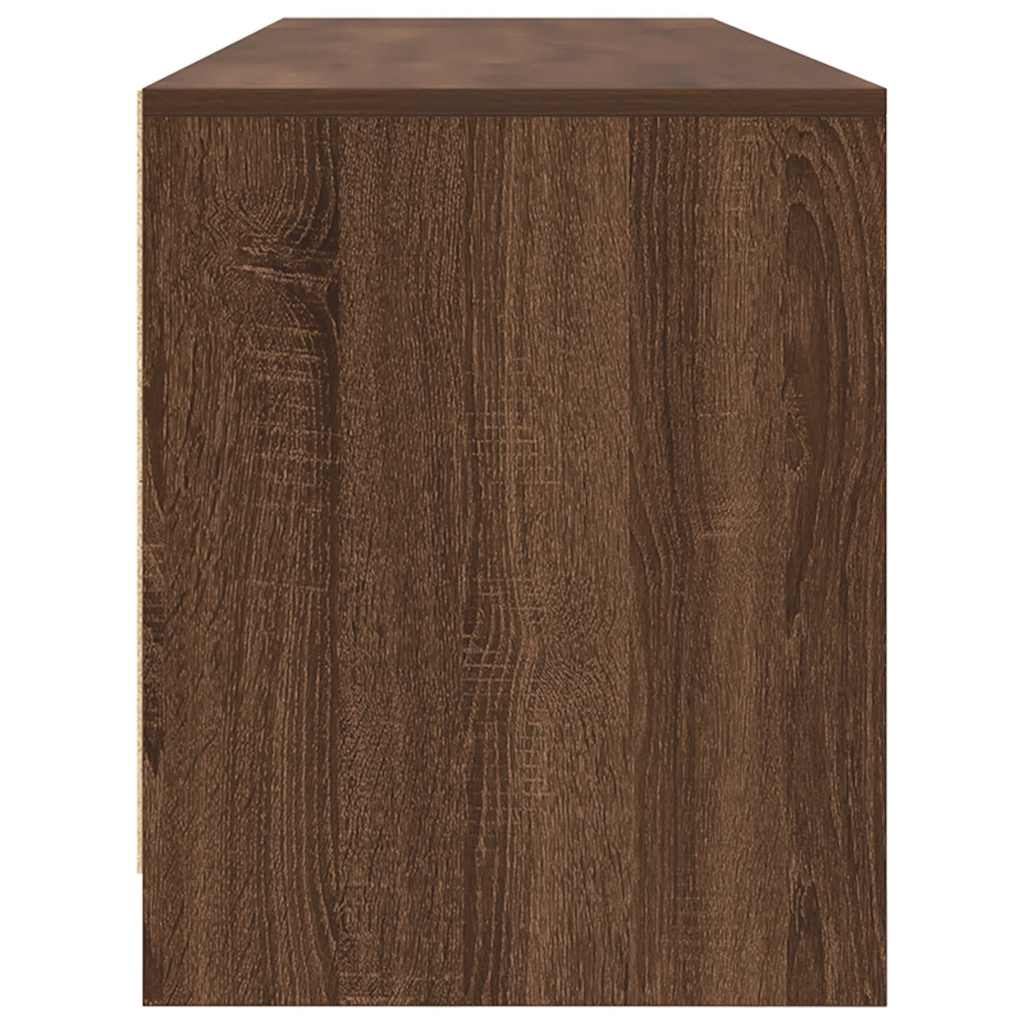 Mobile Porta TV Rovere Marrone 188,5x41x50 cm Legno Multistrato - homemem39