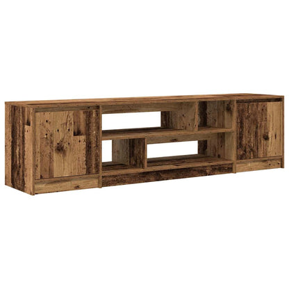 Mobile Porta TV Legno Antico 188,5x41x50 cm in Truciolato - homemem39