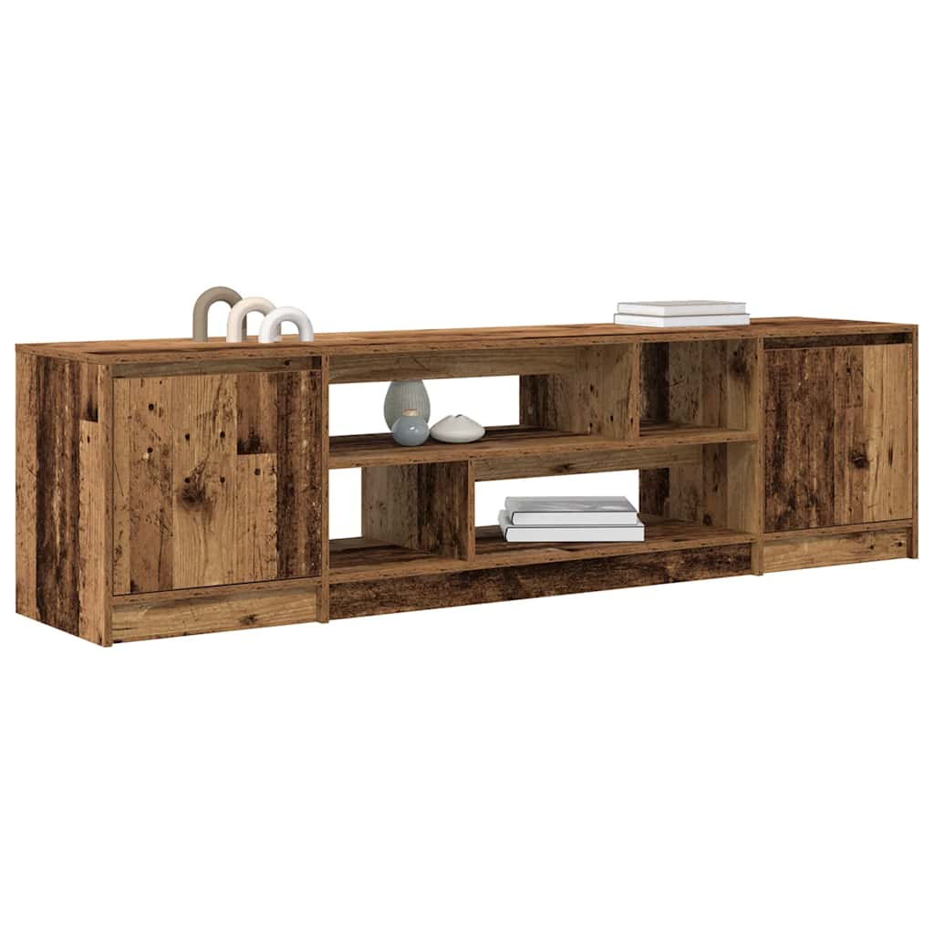 Mobile Porta TV Legno Antico 188,5x41x50 cm in Truciolato